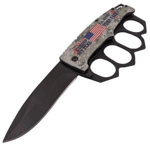 Stomp My Flag Combat Knife - Brass Knuckles Shop