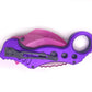 Talon Strike – Purple Handle Pink Knife - Brass Knuckles Shop