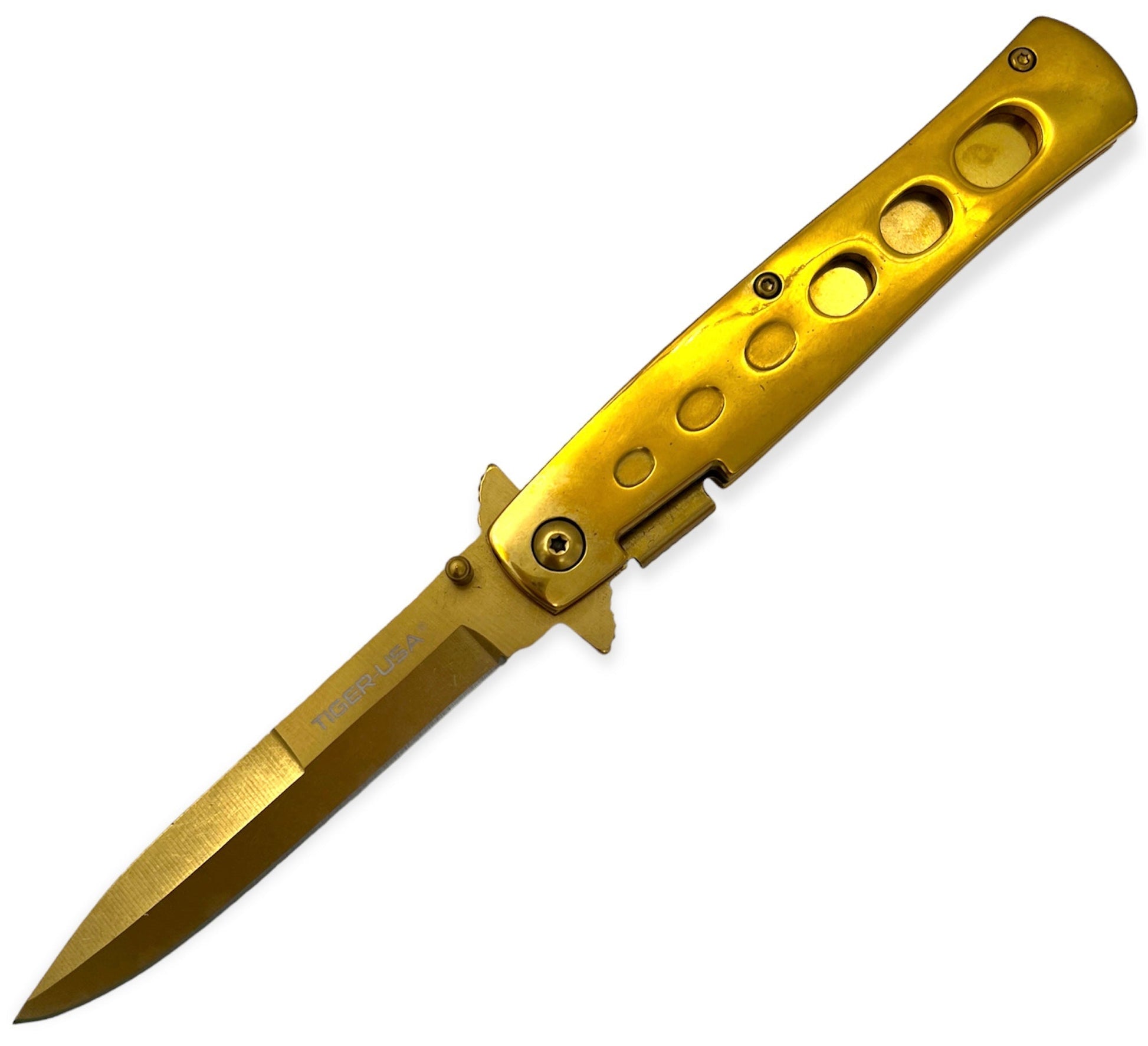 Trigger Flip – Gold - Brass Knuckles Shop