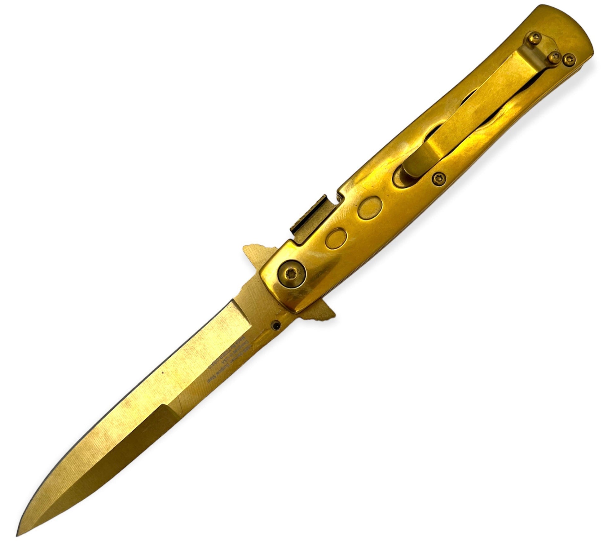 Trigger Flip – Gold - Brass Knuckles Shop
