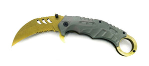 Venom Curve – Grey Handle Yellow knife